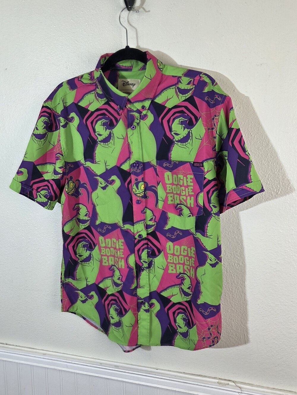 RSVLTS Disney Oogie Boogie Bash Shirt Men's Medium Nightmare Before Christmas